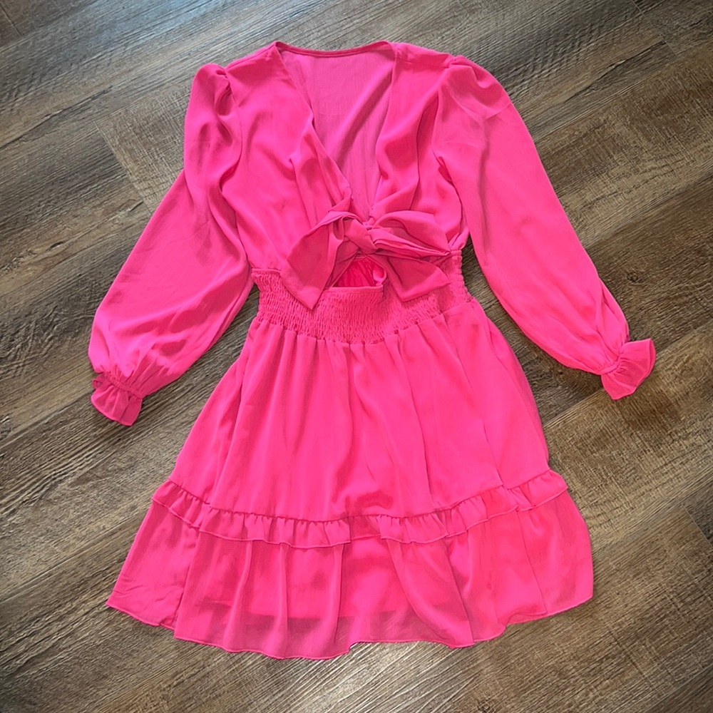 Pink Ruffle Dress